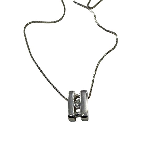 Necklace Gioielleria Sorrentino Woman in White Gold Diamante 0.03 Ct 09.CI.09 - 09.CI.09